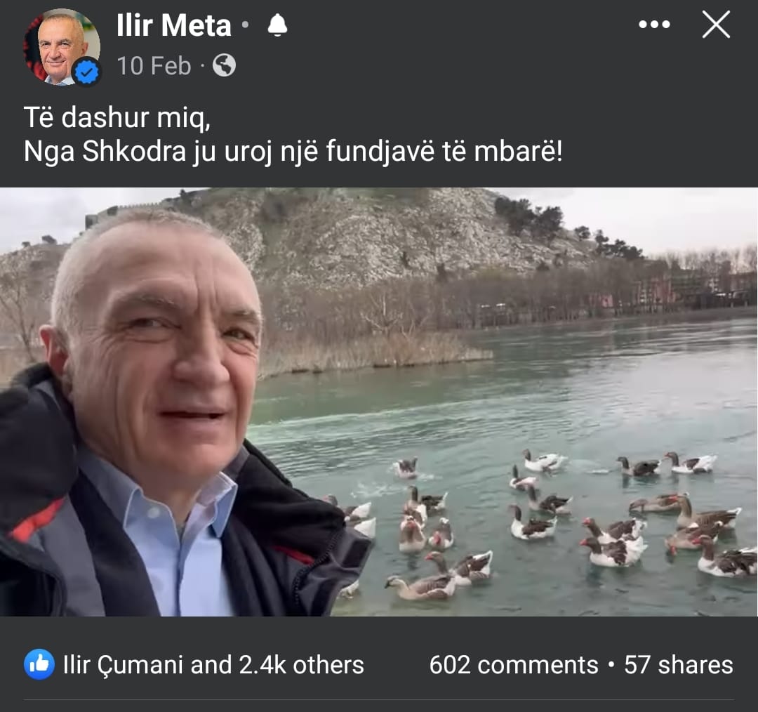 Video/ Nga pozat me rosa dhe gomerë, Ilir Meta shfaqet duke u