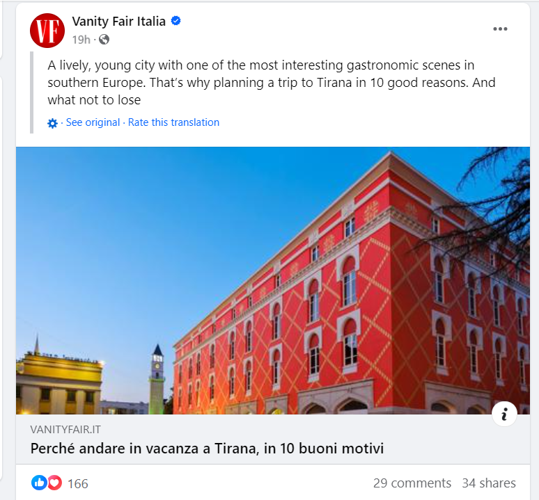 Foto-Lajm/ Kullat e Tiranës, si po fshihen edhe në mediat e huaja