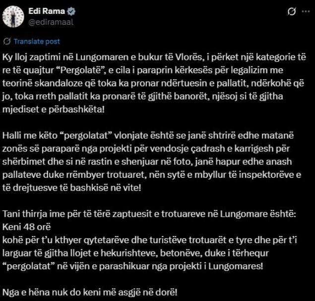 "Nga e hëna nuk do keni më asgjë në dorë"/