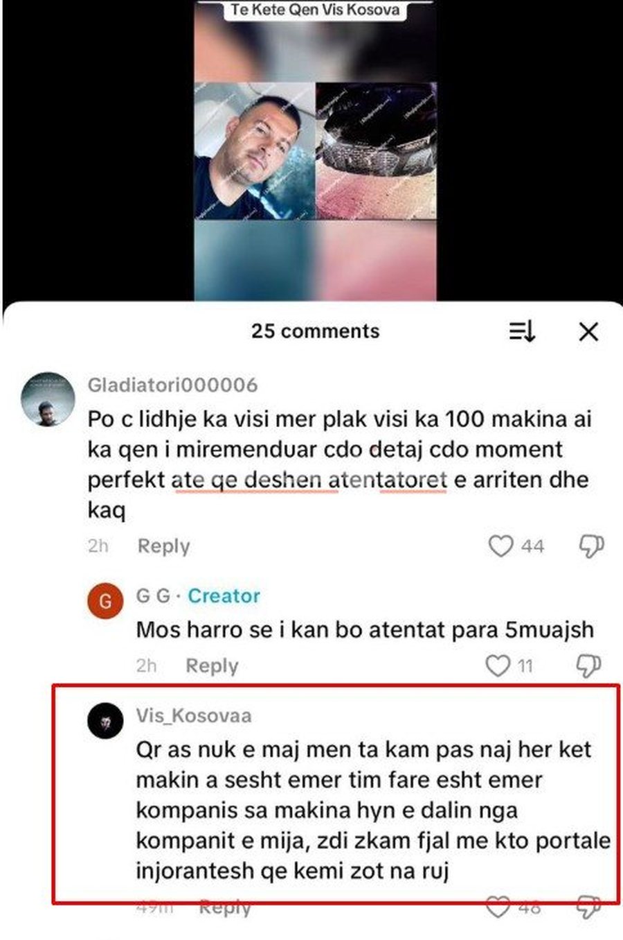 “Benz-i” ku u vra krahu i djathtë i Shullazit në