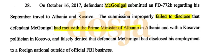 Rikthimi i McGonigal, pse u rihap hetimi? A rrezikon Edi Rama?