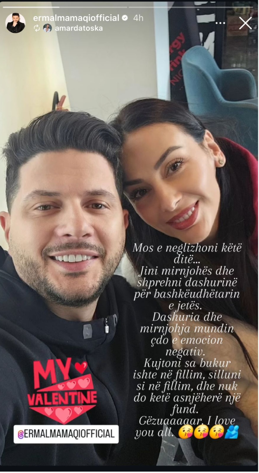 Foto/ Kështu e festuan VIP-at ditën e Shën Valentinit!