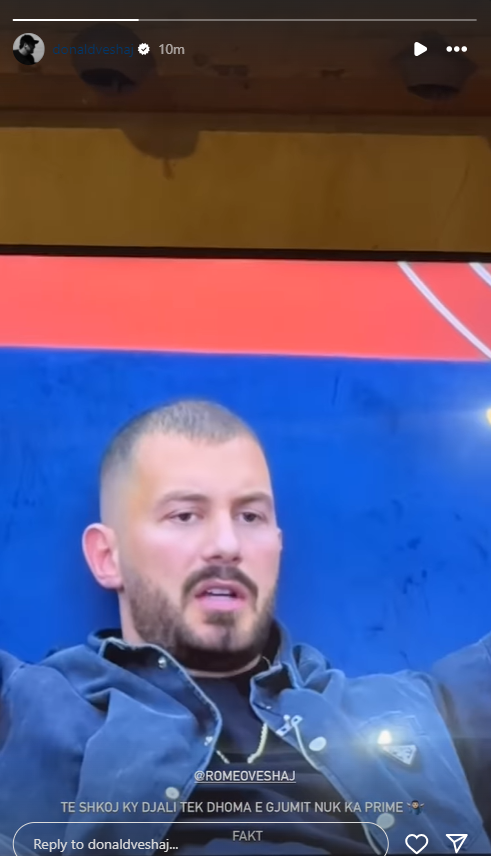 FOTO/ Donaldi ironizon hapur Ledionin: Shko te dhoma e gjumit...