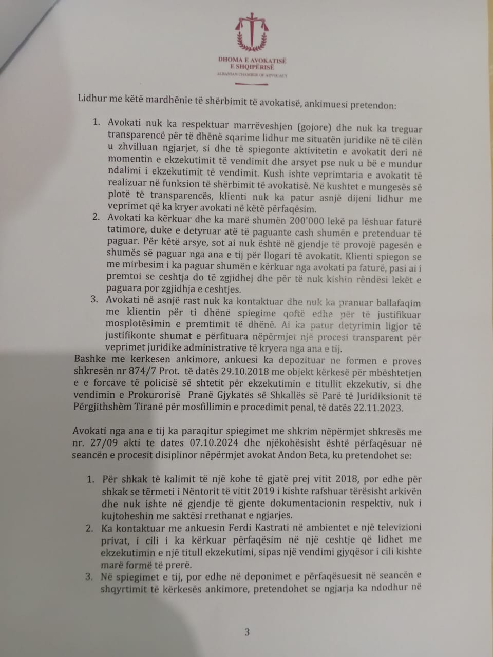 Dokumenti/ Zbulohen bëmat e avokatit mashtrues Idajet Beqiri, si zhvat dhe