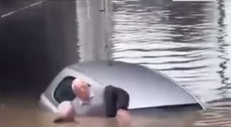 VIDEO/ Nënkalimi i Mamurrasit kthehet në liqen, qytetarët mezi