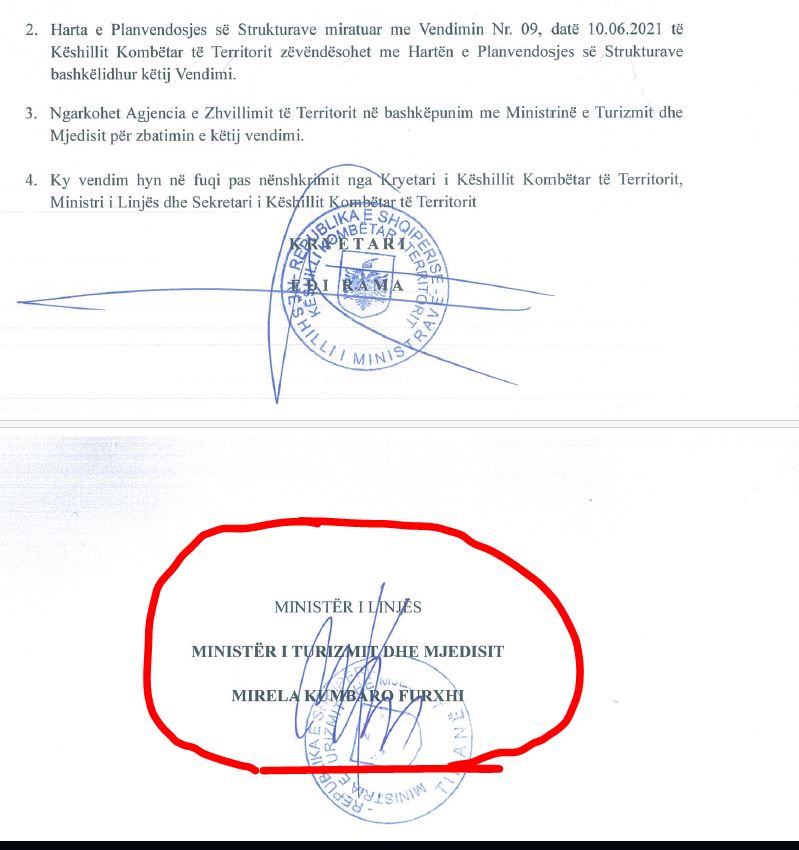 FOTO dhe DOKUMENTE Zgjerohet dyfish “pika e vogël”, ministrja