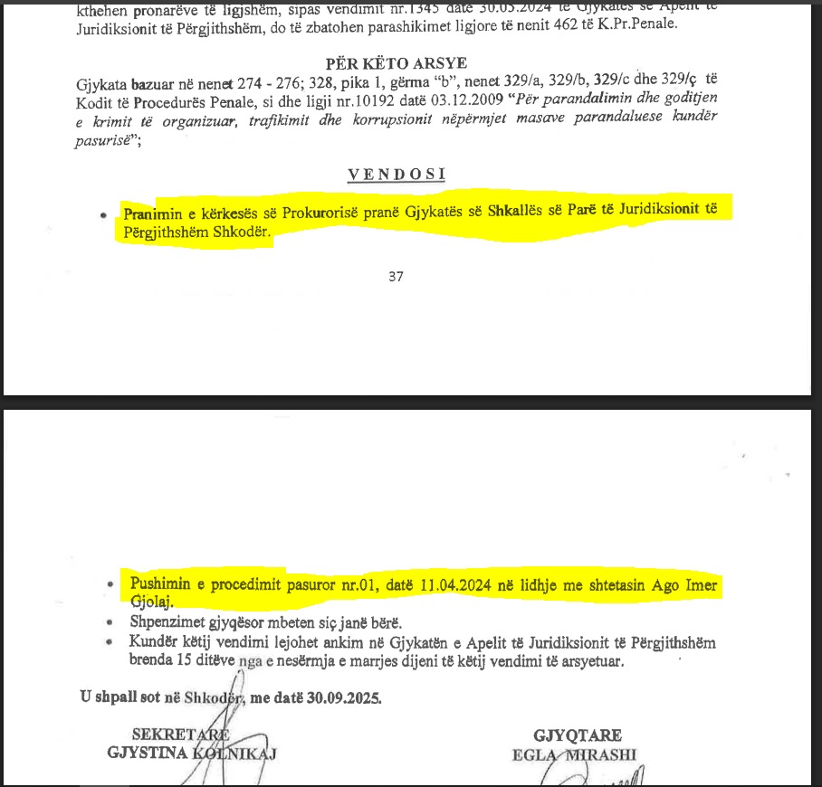 Pushohen hetimet ndaj Ago Gjolaj, pronarit të “8S2”, a do