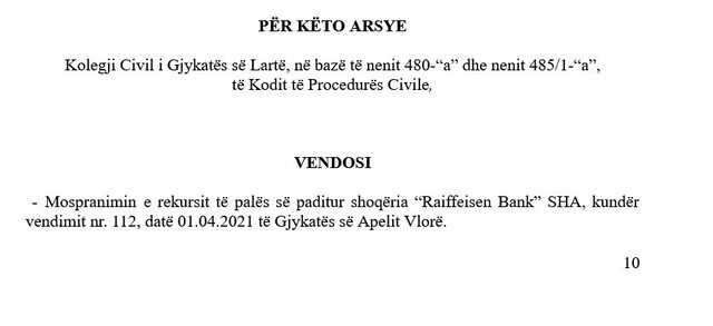 Qytetarja fiton gjyqin me “Raiffeisen”, banka i zhvati paratë