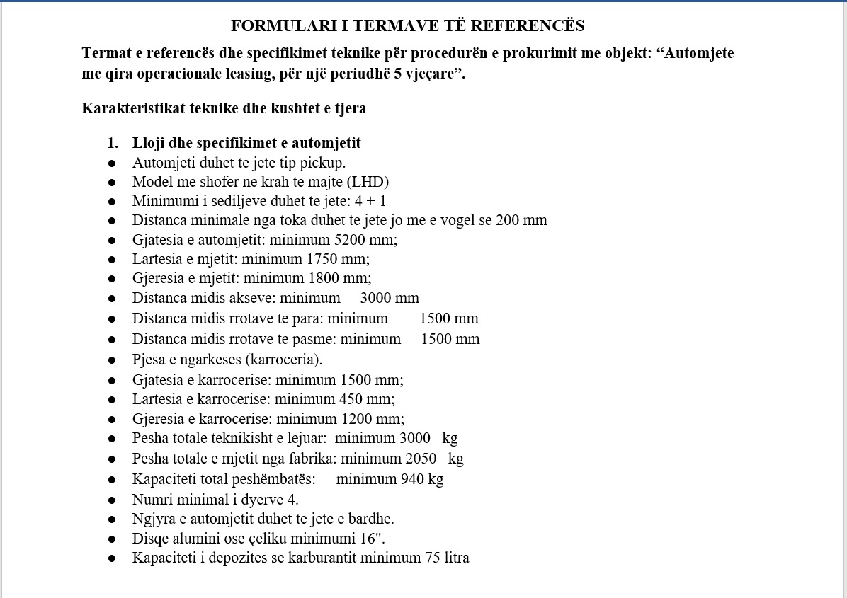 OST thyen rekordin e policisë; Merr me qira 1 makinë për 49.166