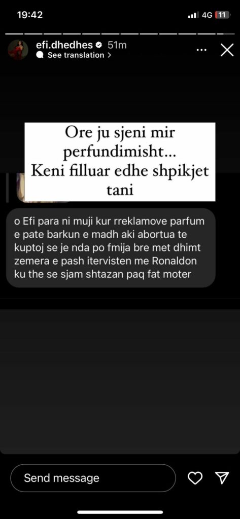 FOTO/ E akuzojnë se ka abortuar fëmijën, revoltohet keq Efi