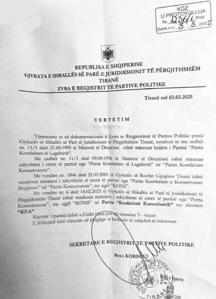 Lulzim Basha nuk krijoi parti të re, por bleu atë të Spartak