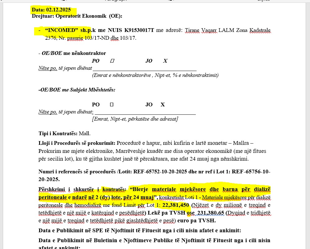 Si po krijohet një oligark i ri në shëndetësi: INCOMED i