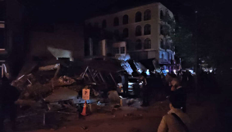 Tërmeti i fuqishëm në Turqi, ndërtesa të