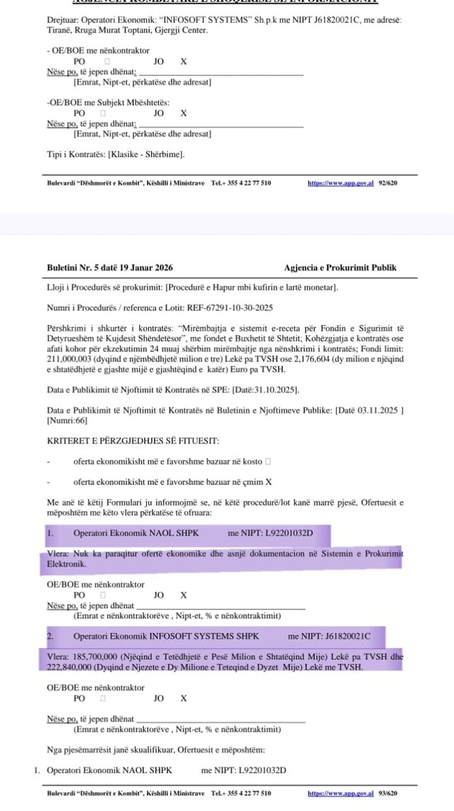 “Truri” i DURANA-s do të mirëmbajë rrjetin qeveritar,