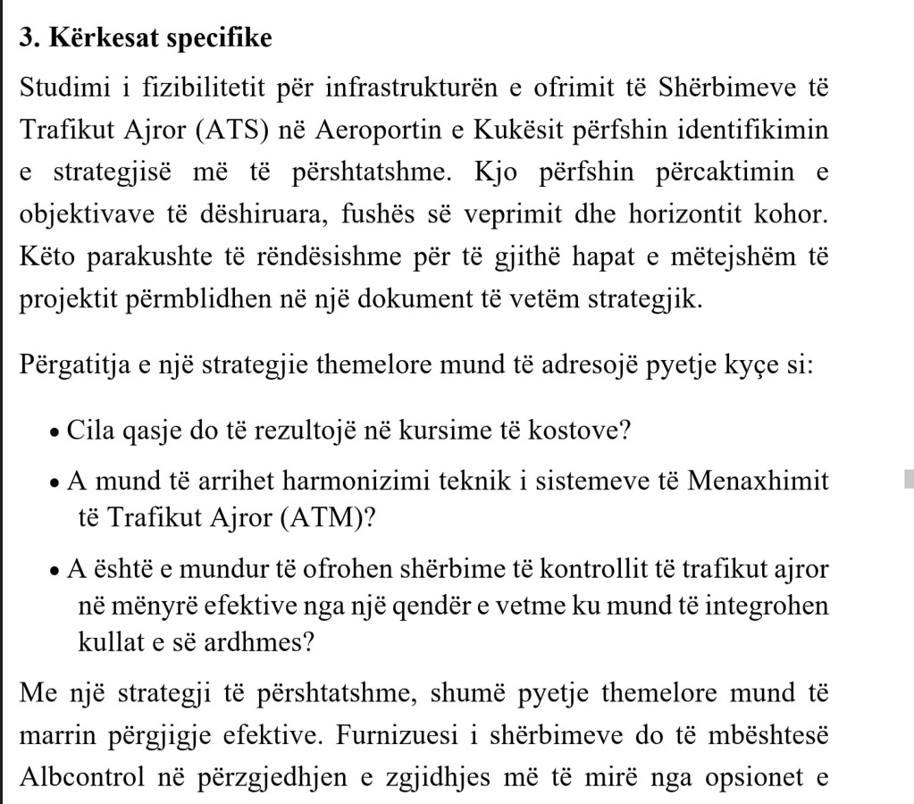 Shtetit i ngel në "derë" Aeroporti i Kukësit",