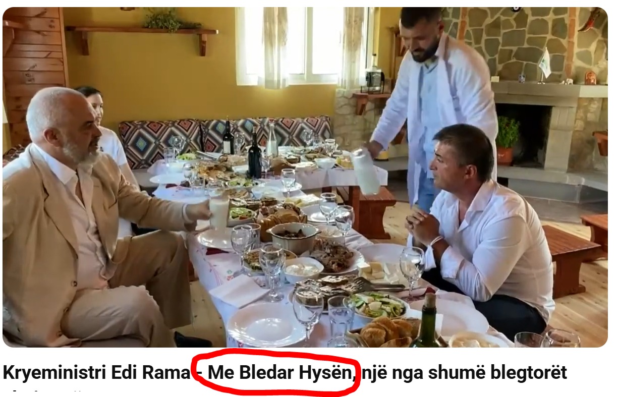 Biznesmeni që u tejmbushi tryezën me mish Ramës dhe Tërmetit