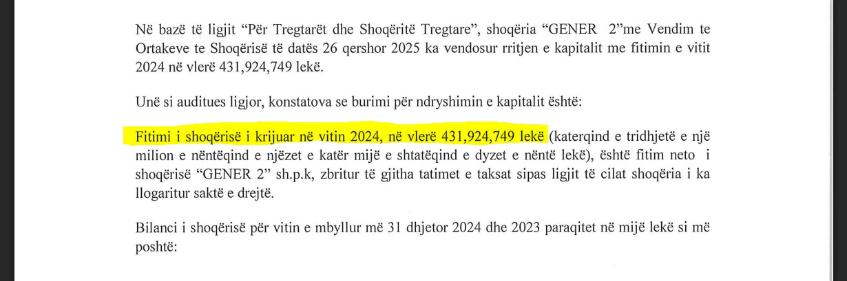 BILANCE fiktive dhe FITIME minimale/ A është Bashkim Ulaj nën