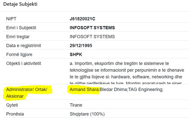 “Truri” i DURANA-s do të mirëmbajë rrjetin qeveritar,