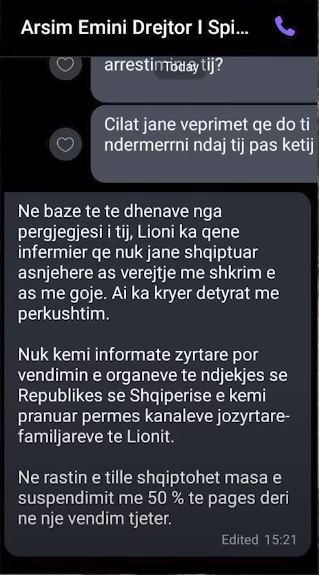 Infermier me lavde në spitalin e Gjilanit, në Shqipëri kalonte